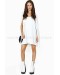 Nasty Gal Angel Cape Dress White